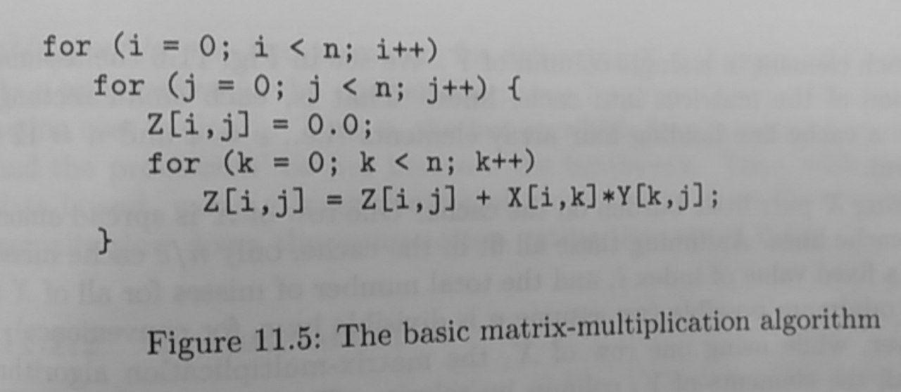 Basic matrix multiplication 1