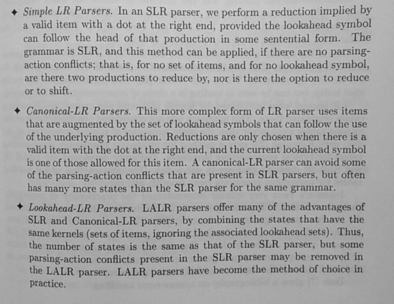 Parser Summary 5