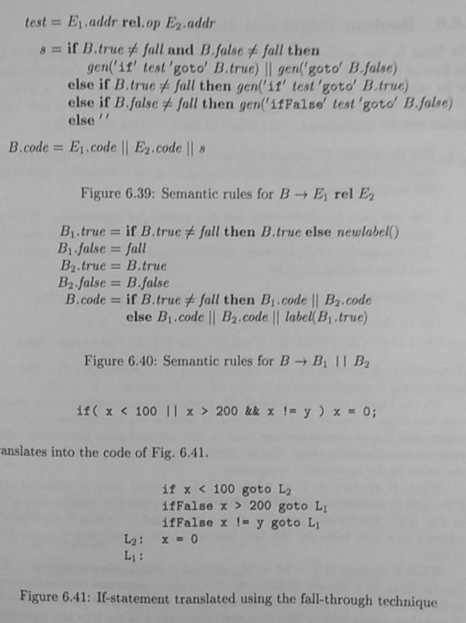 if-else to three-address code 3