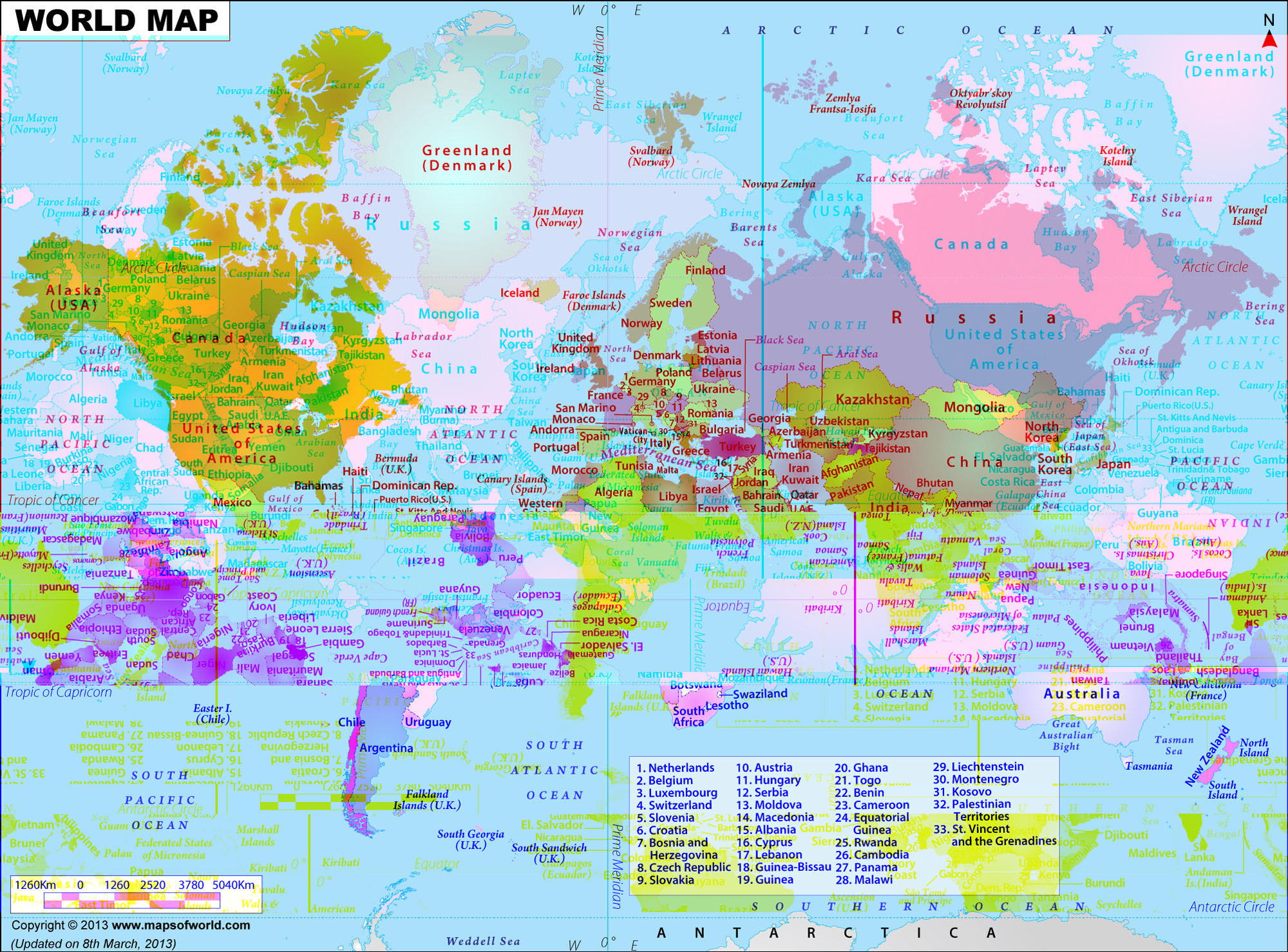 World Map, Sonification reverse effect planar