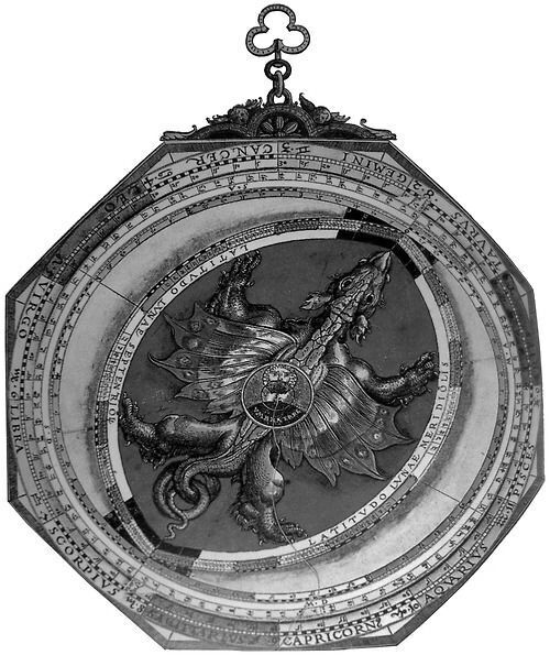 Astronomicum Cæsareum, "string pulling. Who will give me a spring of tears, that I may admire the lamentable industry of Apianus, who relying upon Ptolemy, wasted so many hours representing a whole labyrinth of interlocking twists and turns."