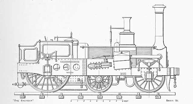 locomotive drawin