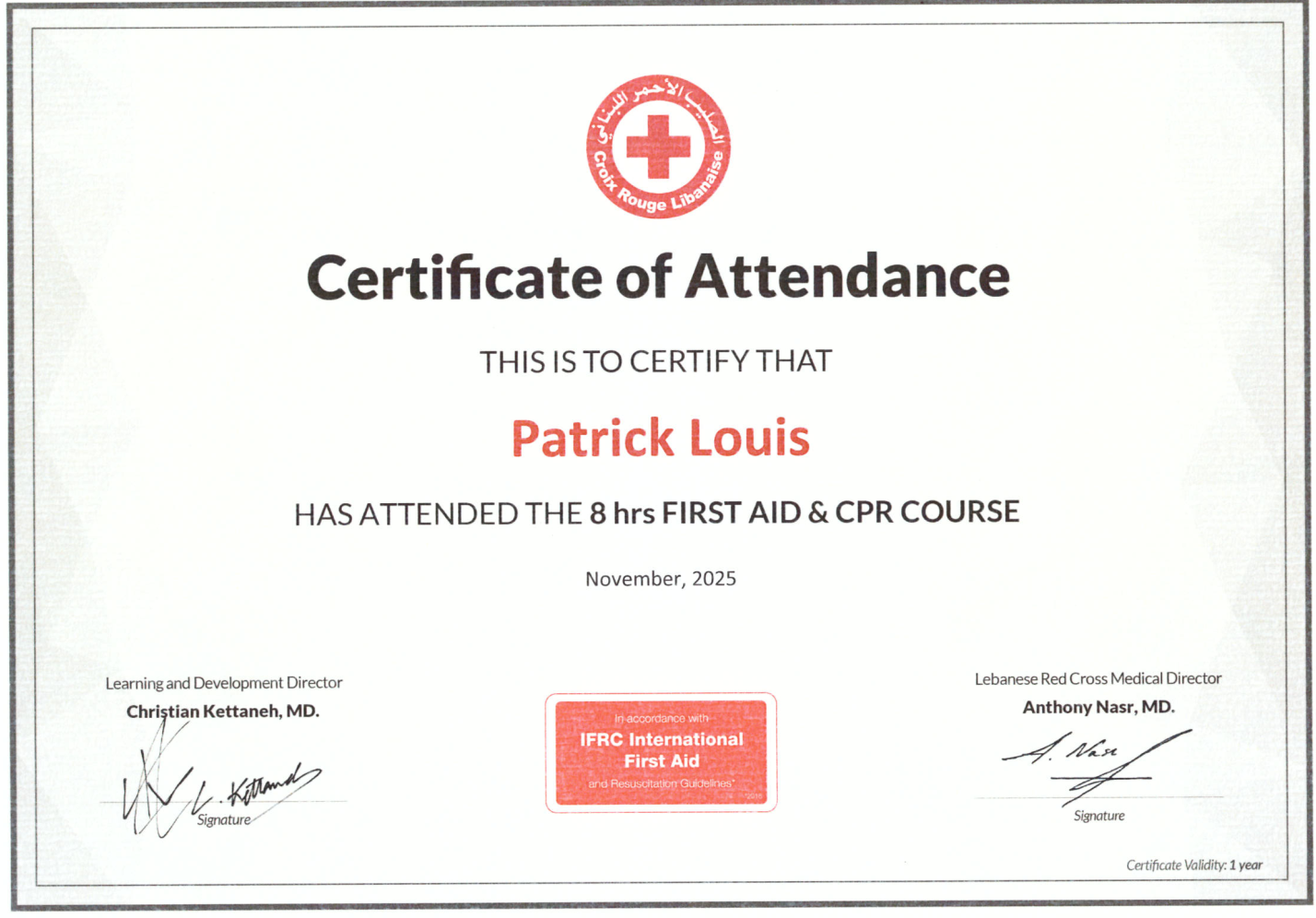red cross certificate red cross certificate