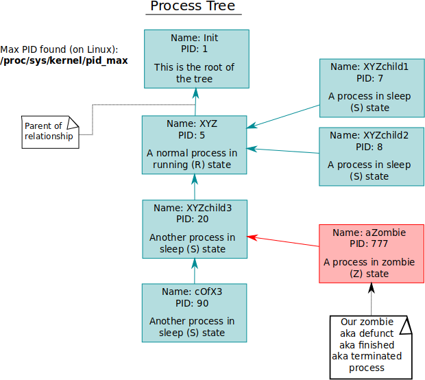 process tree